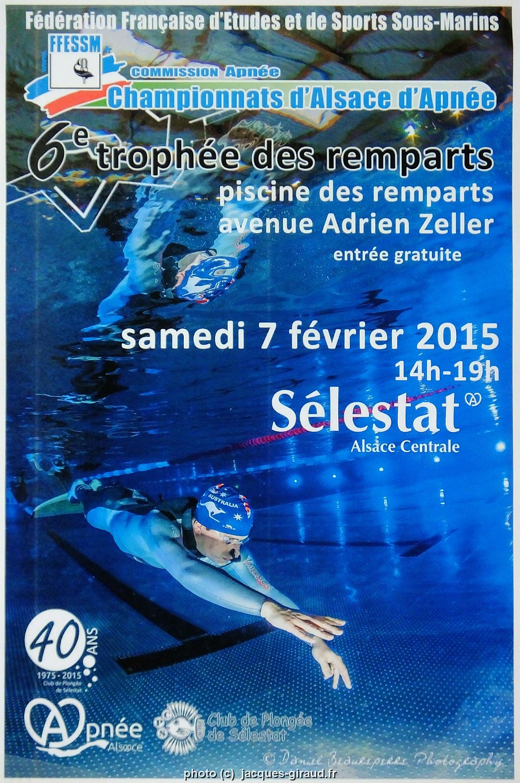 Championnats d'Alsace d'apn&eacute;e &agrave;  S&eacute;lestat