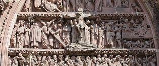 photos r&eacute;centes de Strasbourg (d&eacute;tail de la cath&eacute;drale)