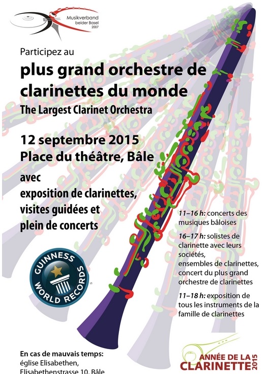 LCO Basel - Largest Clarinet Orchestra of the World - le plus grand orchestre de clarinettes du monde - jacques-giraud.fr