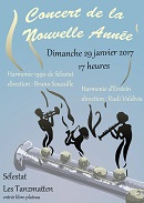 Concert de la Nouvelle Ann&eacute;e &agrave; S&eacute;lestat, le 29 janvier 2017 &agrave; 17 heures.